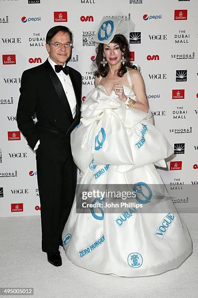 Guests attends the Gala event during the Vogue Fashion Dubai Experience 2015 at Armani Hotel Dubai on October 30, 2015 in Dubai, United Arab Emirates.