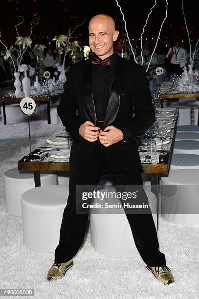 Guest attends the Gala event during the Vogue Fashion Dubai Experience 2015 at Armani Hotel Dubai on October 30, 2015 in Dubai, United Arab Emirates.