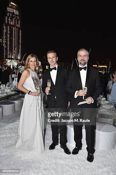 Guests attends the Gala event during the Vogue Fashion Dubai Experience 2015 at Armani Hotel Dubai on October 30, 2015 in Dubai, United Arab Emirates.