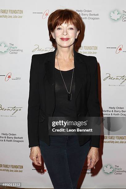 Frances Fisher attended The Maple Counseling Center's Shining Light On Mental Health Gala at Montage Beverly Hills on October 29, 2015 in Beverly...