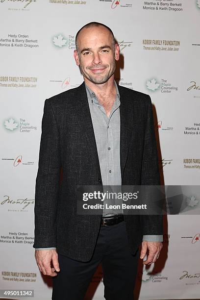 Paul Blackthorne attended The Maple Counseling Center's Shining Light On Mental Health Gala at Montage Beverly Hills on October 29, 2015 in Beverly...