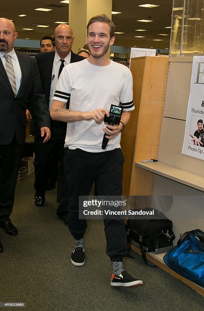 PewDiePie Book Signing For "This Book Loves You"