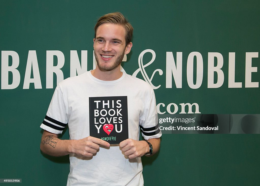 PewDiePie Book Signing For "This Book Loves You"