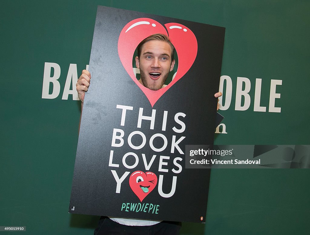 PewDiePie Book Signing For "This Book Loves You"