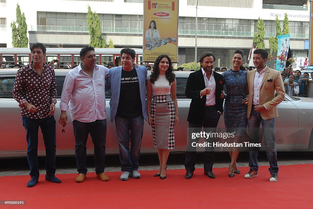 Bollywood Director Sajid Khan With Actors Saif Ali Khan Ram Kapoor bollywood-director-sajid-khan-with-actors-saif-ali-khan-ram-kapoor