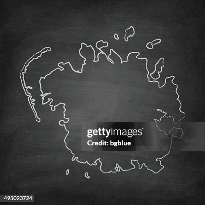 Micronesia Map on Blackboard - Chalkboard Micronesia Map on Blackboard - Chalkboard
