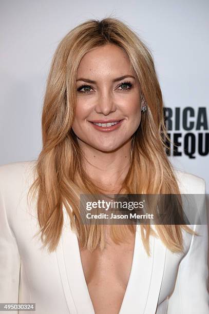 Actress Kate Hudson attends the 29th American Cinematheque Award honoring Reese Witherspoon at the Hyatt Regency Century Plaza on October 30, 2015 in...