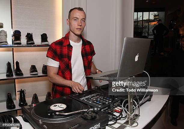 Skee attends a Del Toro Chandler Parsons Event at Saks Fifth Avenue Beverly Hills on October 30, 2015 in Beverly Hills, California.