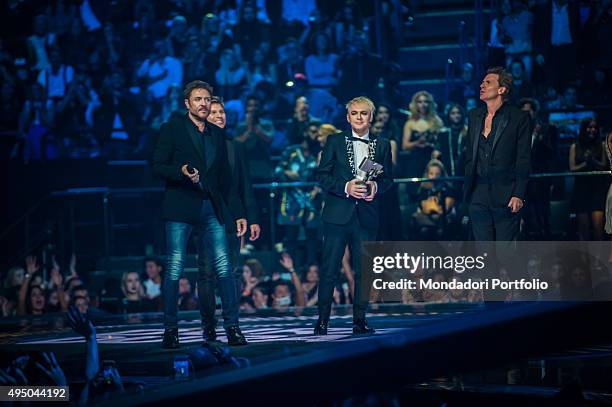 The Duran Duran at the MTV Europe Music Awards. Milan, Italy. 25th October 2015