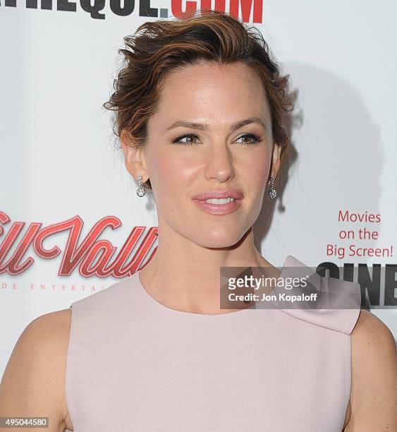Actress Jennifer Garner arrives at the 29th American Cinematheque Award Honoring Reese Witherspoon at the Hyatt Regency Century Plaza on October 30,...