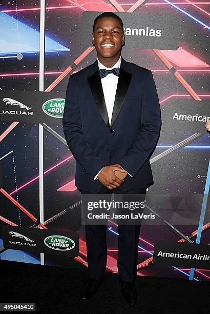 Actor John Boyega attends the 2015 British Academy Britannia Awards at The Beverly Hilton Hotel on October 30, 2015 in Beverly Hills, California.