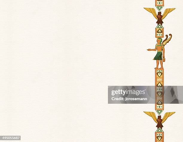 traditional assyrian border - papyrus 幅插畫檔、美工圖案、卡通及圖標
