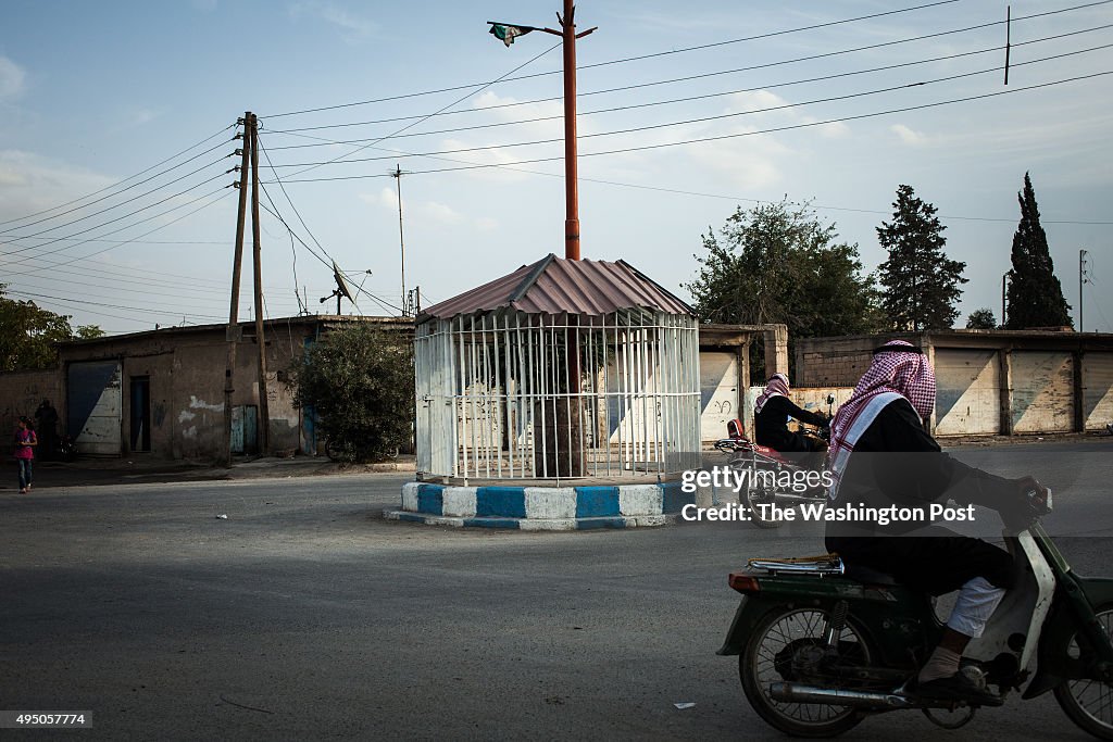 TEL ABYAD, OCTOBER 15: A cage where Islamic State militants tem
