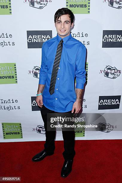 Actor Noland Ammon arrives to the screening of Vagabond Entertainment's "At Granny's House" at Arena Cinema Hollywood on October 30, 2015 in...