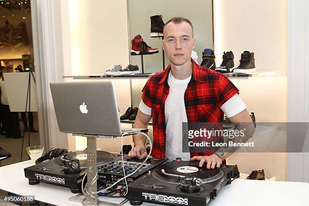SKee attended the Del Toro x Chandler Parsons Launch 2.0 Collection at Saks Fifth Avenue Beverly Hills on October 30, 2015 in Beverly Hills,...