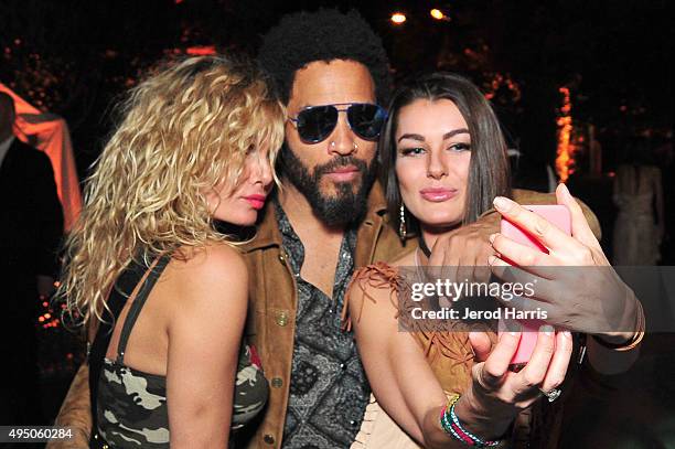 Lenny Kravitz attends Casamigos Tequila Halloween Party on October 30, 2015 in Los Angeles, California.