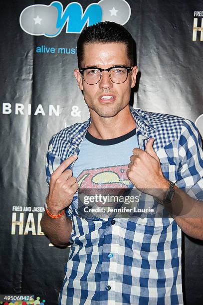 Ronnie Kroell arrives at the Gay Men's Chorus of Los Angeles Presents 10th Annual Fred & Jason's Halloweenie X at The Majestic Hall on October 30,...