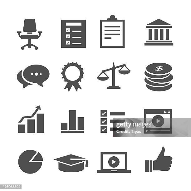 universal icons - video player interface stock illustrations