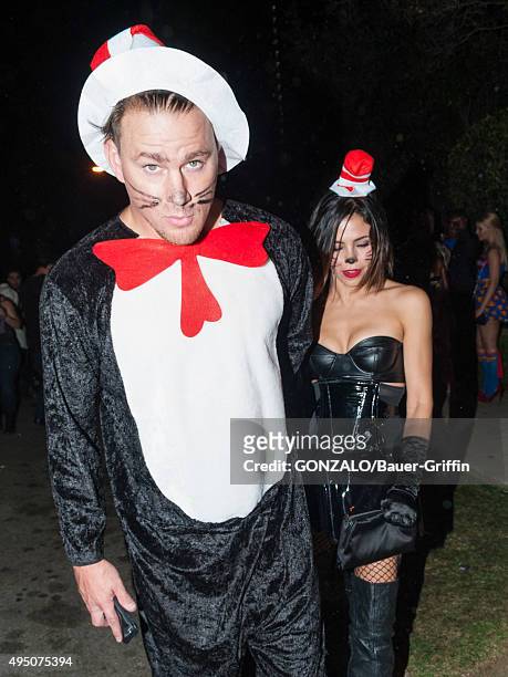 Channing Tatum is seen attending Casamigos Tequila Halloween Party on October 30, 2015 in Los Angeles, California.