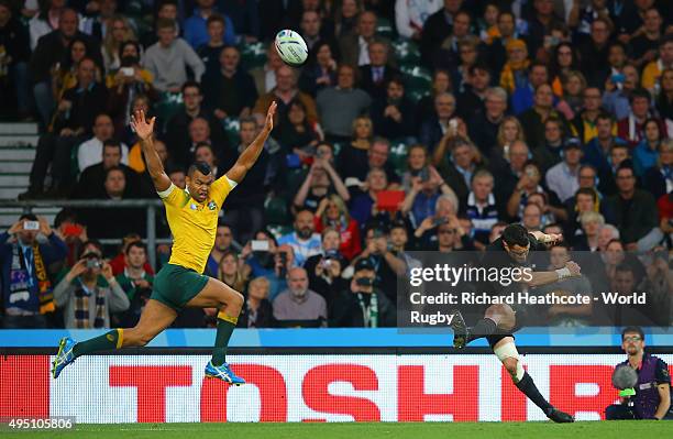 Carter Rugby New Zealand Dan Carter Kicks Photos and Premium High Res Pictures ...