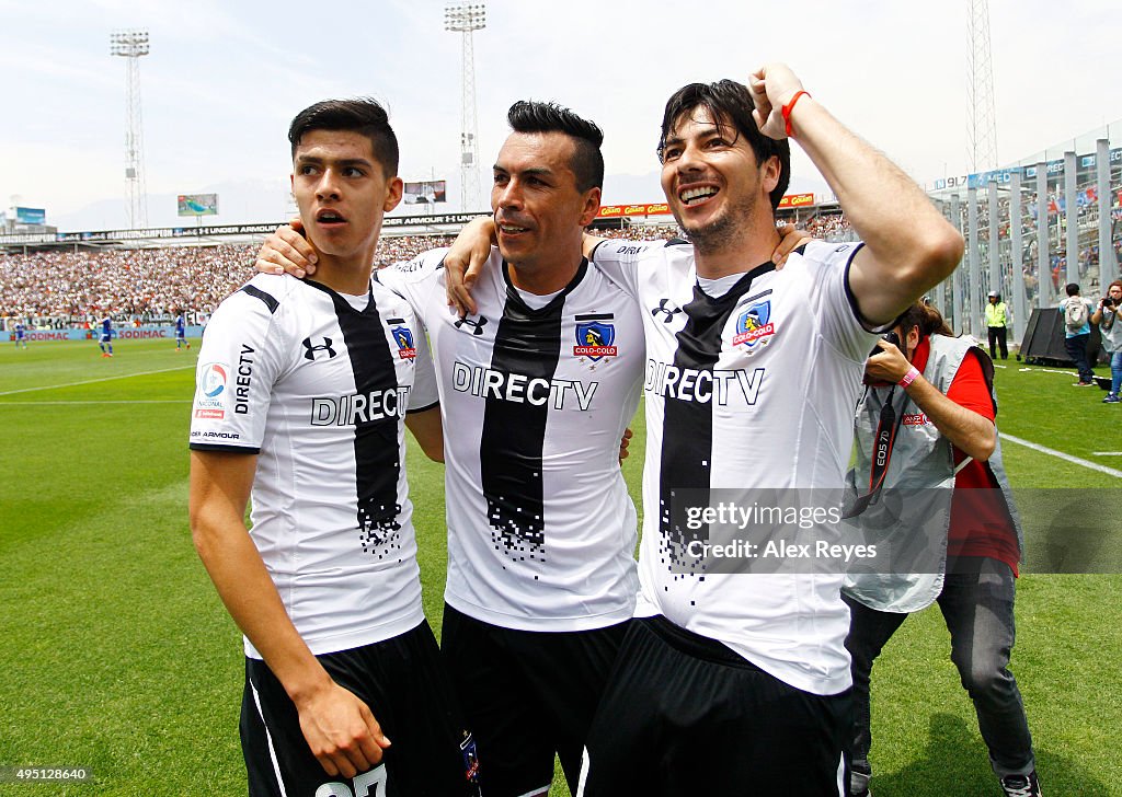 Colo Colo v U de Chile - Campeonato Apertura 2015