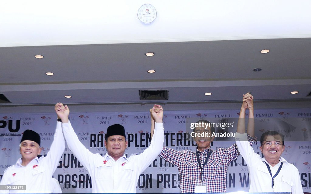 Presidential Election ceremony in Jakarta