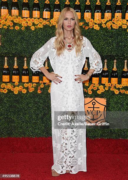 Designer Rachel Zoe arrives at the Sixth-Annual Veuve Clicquot Polo Classic, Los Angeles at Will Rogers State Historic Park on October 17, 2015 in...