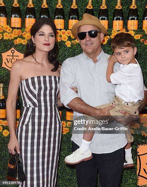 Actress Selma Blair, Jason Bleick and son Arthur Saint Bleick arrive at the Sixth-Annual Veuve Clicquot Polo Classic, Los Angeles at Will Rogers...