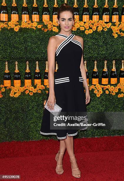 Actress Camilla Belle arrives at the Sixth-Annual Veuve Clicquot Polo Classic, Los Angeles at Will Rogers State Historic Park on October 17, 2015 in...