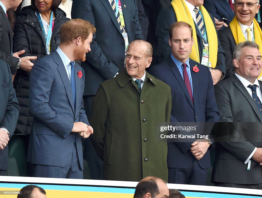 Royals And Celebrities Attend The Rugby World Cup