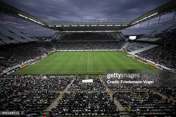 General overview during the match between Corinthians and Botafogo for the Brazilian Series A 2014 at Arena Corinthians on June 1, 2014 in Sao Paulo,...