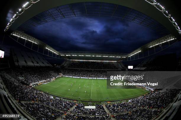General overview during the match between Corinthians and Botafogo for the Brazilian Series A 2014 at Arena Corinthians on June 1, 2014 in Sao Paulo,...