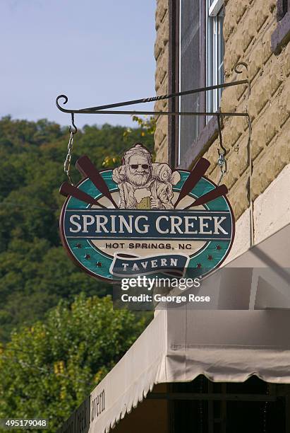 Those hiking the Appalachian Trail can pop into the Spring Creek Tavern for a drink on October 8, 2015 in Hot Springs, North Carolina. Named one of...