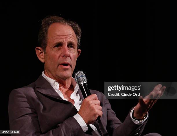 Director Marc Abraham speaks on stage during Q&A for "I Saw The Light" at Trustees Theater during Day Eight of 18th Annual Savannah Film Festival...