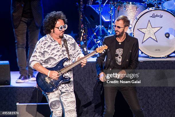 Ringo Starr and His All-Starr Band perform at Kings Theatre on October 31, 2015 in the Brooklyn Borough of New York City.