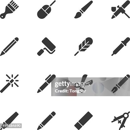 Design tools icons - Regular Design tools icons - Regular