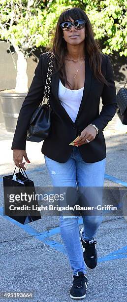 Kelly Rowland is seen in Los Angeles, Ca on October 31, 2015 in Los Angeles, California.