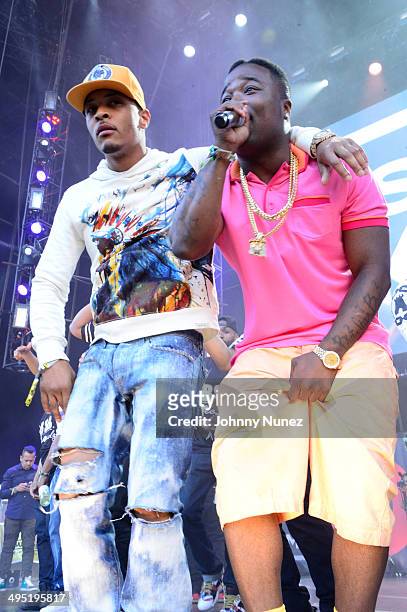 And Troy Ave perform in concert during Hot 97 Summer Jam 2014 at MetLife Stadium on June 1, 2014 in East Rutherford City.