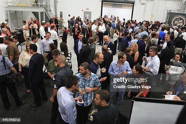 General views of Reception and Concert of Lufthansa Orchestra at LTPR facilities on October 31, 2015 in Aguadilla, Puerto Rico.