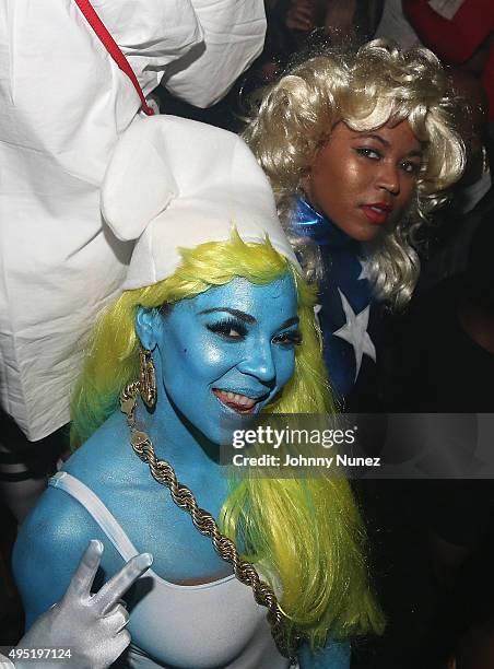 Singer Ashanti and Kenashia Douglas at Sean Diddy Combs aka Puff Daddy Celebrates CIROC® Apple Infused Vodka Launch during Emperors Ball at...