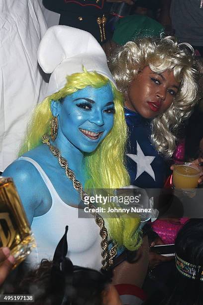 Singer Ashanti and Kenashia Douglas at Sean Diddy Combs aka Puff Daddy Celebrates CIROC® Apple Infused Vodka Launch during Emperors Ball at...