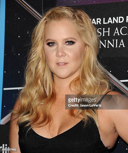 Amy Schumer attends the 2015 British Academy Britannia Awards at The Beverly Hilton Hotel on October 30, 2015 in Beverly Hills, California.