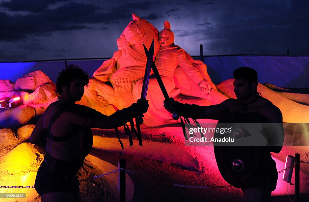 International Antalya Sand Sculpture Festival in Turkey