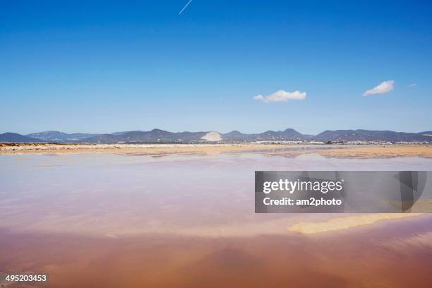 parque natural de ses salines de ibiza - parque natural stock pictures, royalty-free photos & images