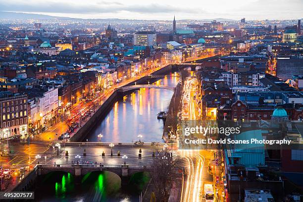 dublin city - ireland fotografías e imágenes de stock