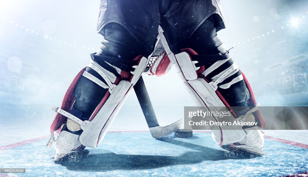 Ice hockey goalie
