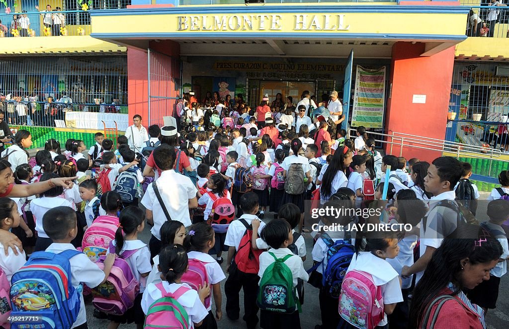 PHILIPPINES-EDUCATION-SCHOOL
