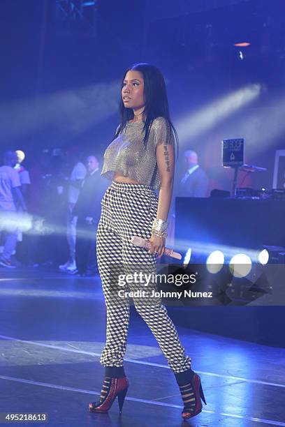 Nicki Minaj performs in concert during Hot 97 Summer Jam 2014 at MetLife Stadium on June 1, 2014 in East Rutherford City.