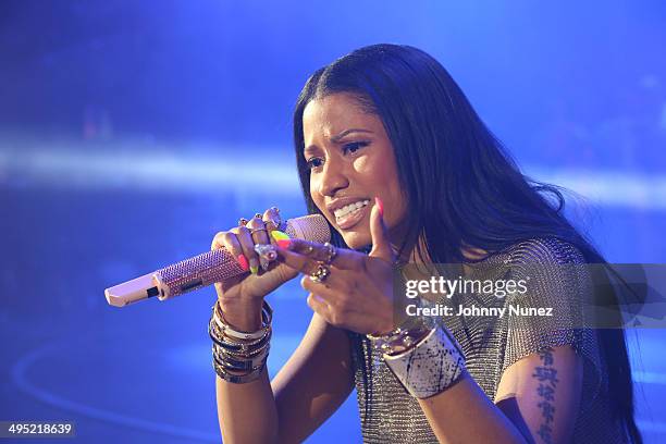 Nicki Minaj performs in concert during Hot 97 Summer Jam 2014 at MetLife Stadium on June 1, 2014 in East Rutherford City.