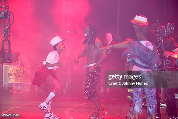 Lil Wayne performs in concert during Hot 97 Summer Jam 2014 at MetLife Stadium on June 1, 2014 in East Rutherford City.